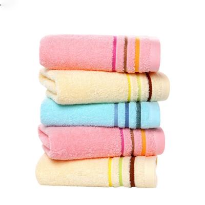 China Custom Logo Embroidery Viable Quick-drying Cotton Face Towel Advertising Cotton Face Towel Hand Towel Adult Wholesale Wholesale for sale