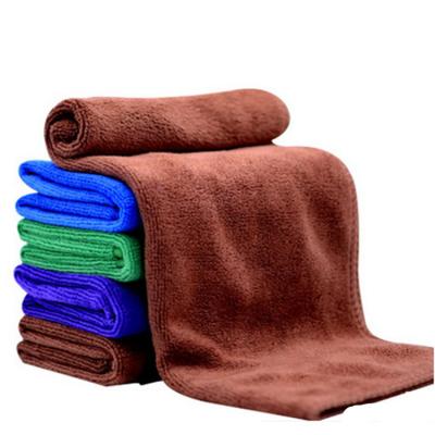 China 40cm*60cm Durable Thickened Plus Velvet Scrub Absorbent Car Cleaning Towel Fiber Car Wash Buckskin Towel for sale