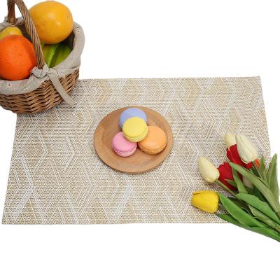 China Waterproof Insulation PVC Place Mat Dining Place Table Mat For Kitchen Table for sale