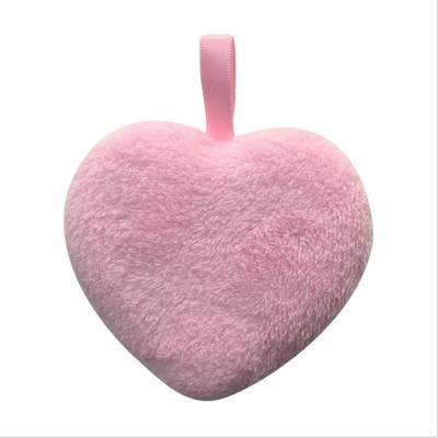 China Latex Free Heart Shaped Water Face Powder Cleansing Jar With Net Blast Red The Same Makeup Remover Portable Blast for sale