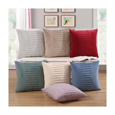 China Chair Viable Cushion Backrest Fabric Home Pillow Sofa Pillowcase Solid Color Nordic Cushion for sale