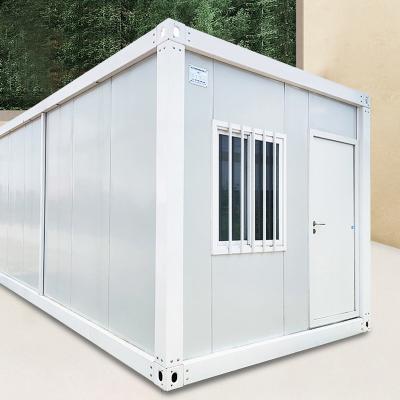 China Outdoor Container moving house glass curtain wall packing box light steel combination movable board house residential Villa Sun Room for sale