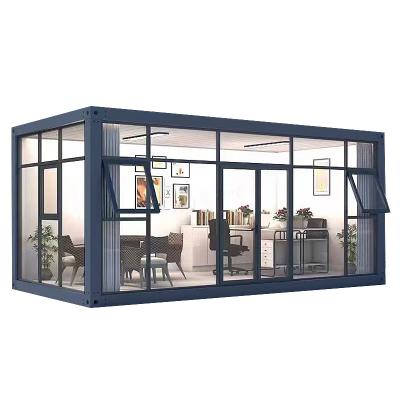 China Outdoor Container mobile housing human color steel integrated housing Sun Room office easy assembly removable movable plate for sale