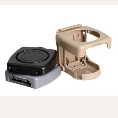 China Specially Authorized IP Car Decoration Lack Organizer Gray Beige Car Interior Accessories Car Cup Holder Interior Drinks Holder for sale