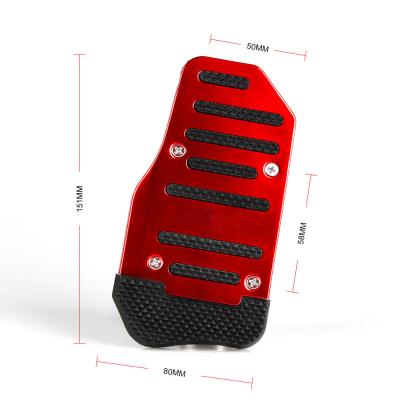 China Other PUERXIN PVC Universal Manual Transmission 3PCS Car Brake Foot Pedal Pad Non-slip Cover Set Kit For Cars for sale