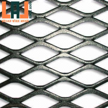 China Plain Weave Expanded Metal Expanded Stainless Steel Metal Sheet Flattened Diamond Mesh for sale