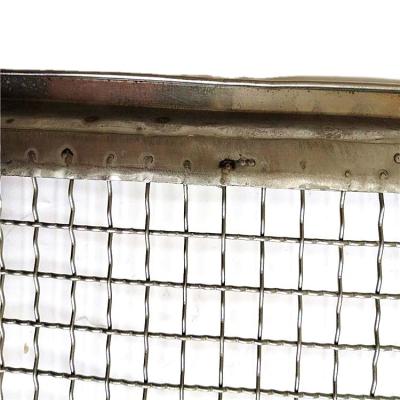 China Plain Weave Stainless Steel Crimped Wire Mesh 304 304l 316 316L Crimped Wire Mesh Copper Crimped Wire Mesh for sale