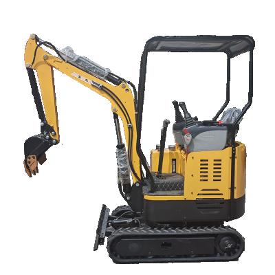 China Hotels hot sale! ! ! 1.5 Ton Small Digger Machine Multifunctional Hydraulic Crawler Mini Excavator For Garden for sale