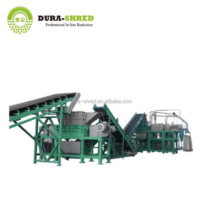 China Dura-shred small recycle tire machine 1-20T for sale