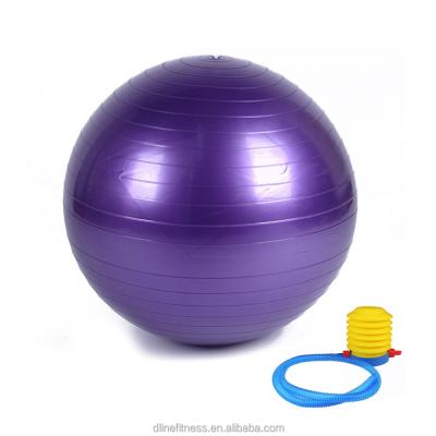 China Custom Printed Yoga Wholesale PVC Yoga Massage Ball Yoga Ball For Fitness Exercise for sale