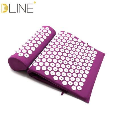 China Hot Selling Sponge Drop Acupressure Massage Yoga Mat Set And Shakti Mat For Exercise Relax Fitness for sale