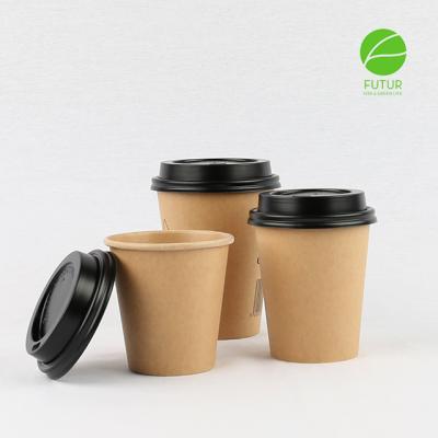 China Disposable Paper Cups Eco Friendly Disposable Paper Cup --PE Liner 6oz for sale