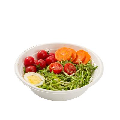 China Disposable Biodegradable Round Sugar Cane Bowl Compostable Bagasse Bowl for sale