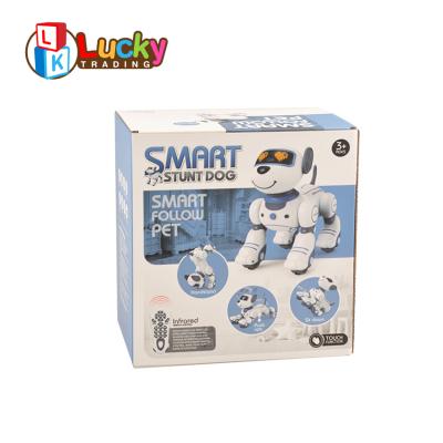 China New Rc Smart Voice Control Funny Electronic Dancing Stunt Robot Smart Dog Toy For Kids 23.5*13.5*24.5cm for sale