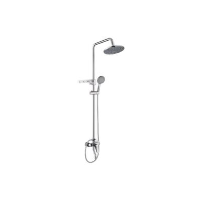 China With Sliding Bar Competitive Price Bathroom Shower Faucet Wall Mount Set Luxury Shower Head for sale