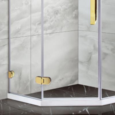 China China Supplier Modern Bathroom Sliding Door Luxury Tempered Glass For Shower Room Square for sale