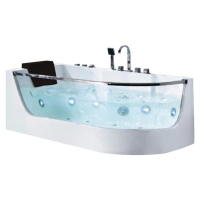 China Freestanding Indoor Rectangular Portable Bathtub Spa Massage Acrylic Whirlpool Bathtub for sale