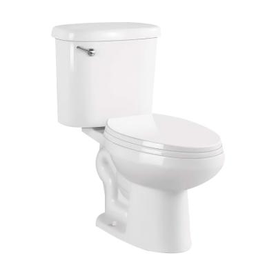 China Western Ceramic Suit Sanitary Ware Two-piece Toilet Bowl Ware Double-Flow Style Bathroom WC White Toilet for sale