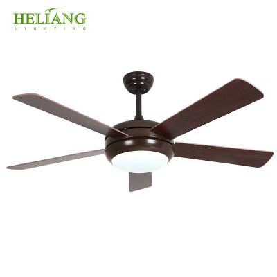 China Modern ABS 5 blades iron decoration new product home restaurant decorative led ceiling fan light manufacturers wholesale for sale