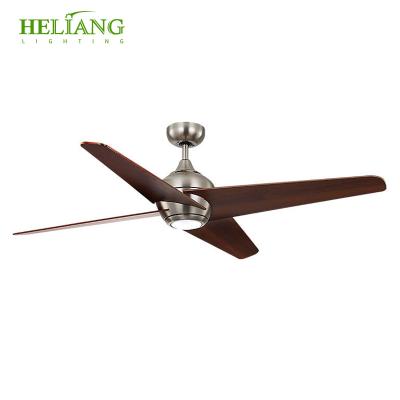 China Product Modern High Decorative Iron Solid Wood Indoor Dining Room 60inch Led Ceiling Fan Wholesale for sale