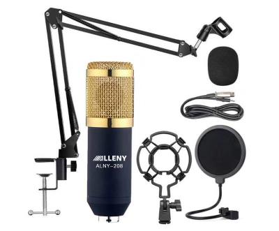 China USB Microphone LAIKESI BM-800 Condenser Microphone Studio Live Recording Podcasting for sale