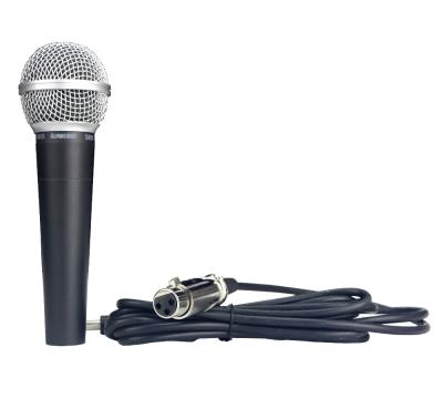 China DM58 Handheld Microphone Cable Handheld Dynamic Microphone for sale