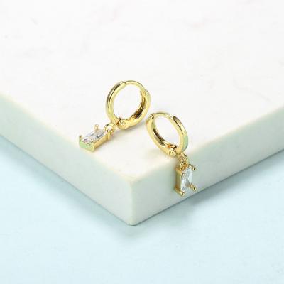 China CLASSIC Luxury Gold Plated Silver Plated Copper Alloy With Zircon Stud Earrings For Women For Women Girlfriend Gift Jewelry for sale