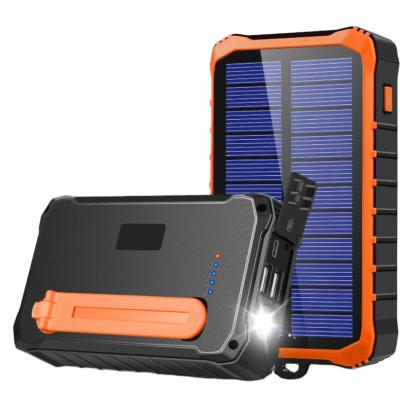 China Fast Waterproof Solar Panel Power Bank Generator Portable Support Charging Charger Power Bank for sale