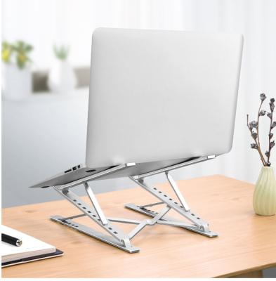 China Portable Aluminum Laptop Protection Pad Para Soporte (Height) Folding Cooling Laptop Stand Adjustable Height Free Sample Tablet Adjustable Laptop Stand for sale