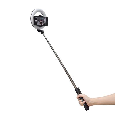 China Wireless Photo Mimi Portable Professional Small Led Remote Selfie Ring Light With Tripod Phone Stand 160*70*190-920mm for sale