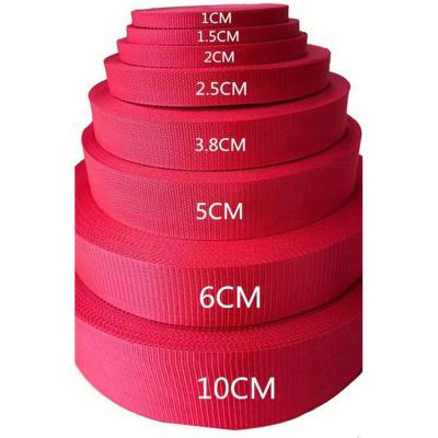 China Sustainable Manufacturer Supply Fancy Polypropylene pp Plain Weave Webbing Tape for sale