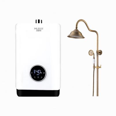 China calentador de agua Instantaneo a gas13L Balanced household commercial instant hot water shower bathtub gas geyser water heater for sale