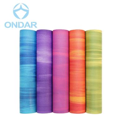 China Massage Massage Double Color PVC Recycled Yoga Mats for sale