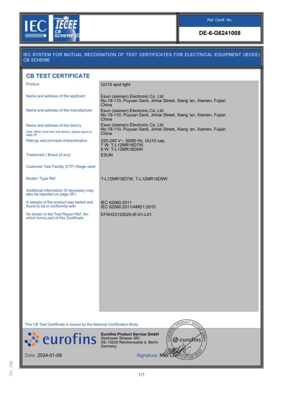 CB - Esun electronic Co.,ltd