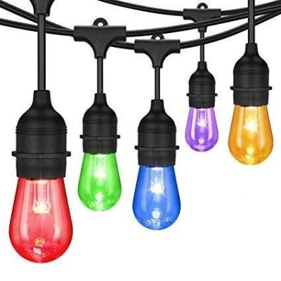 China Decoration Rgb S14 Led Holiday String Light For Multicolored LED Frequency 50Hz/60Hz for sale