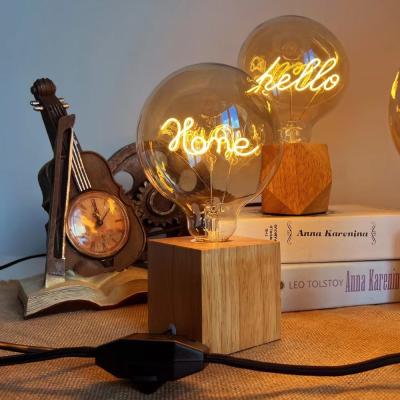 China Manual Button Switch Mode 4W LED Filament Bulb for Decorative Edison Bulb G80/95 Series for sale