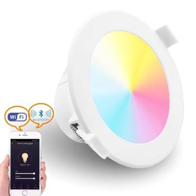 China Smart RGB LED Downlight TH0356 Modernes Design Kunststoff-Lampenlicht für die Wohnkultur zu verkaufen