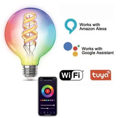 China Dimmable Wireless Bluetooth Indoor Smart LED Bulb with RGB Light and TUYA APP Control for sale