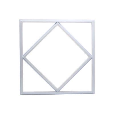 China 2- 40W/48W Slim Recessed Flat Square LED Ceiling Panel Light in 600x600 or 595*595 size for sale