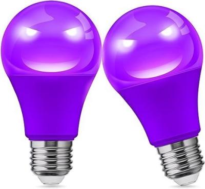 China 15000 Hour Working Lifetime Purple LED Bulb A19 9W for Home and Party Decoration for sale