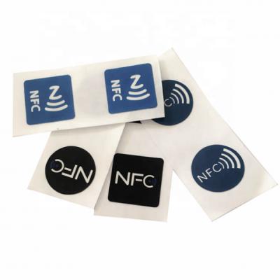 China MINI TAG Factory Price Customized 25mm NFC 13.56Mhz Round Tag / Label / Sticker for sale