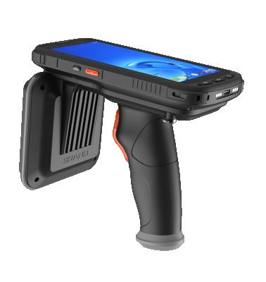 China ABS Android 10 Long Range 20m UHF Handheld RFID Reader for sale