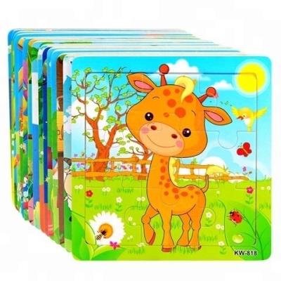 China Cartoon toy cardboard puzzle manufacturers, educational animals puzzles for sale