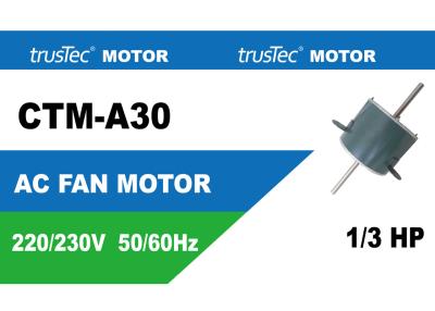 Κίνα 1/3HP καθολική μηχανή ctm-A30 F48U02A30 ανεμιστήρων εναλλασσόμενου ρεύματος παραθύρων καλωδίων αλουμινίου προς πώληση