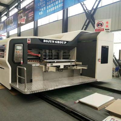 Cina 2022 bojun Flexo printer sloter machine Flexo Cardboard Printer Slotter Die Cutter in vendita