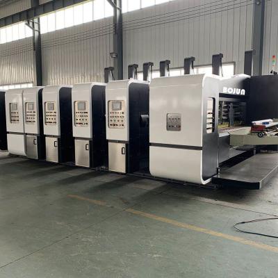 China 2022 bojun Flexo Printer Slotter Die Cutter Machine Flexo Printer Slotter Carton for sale