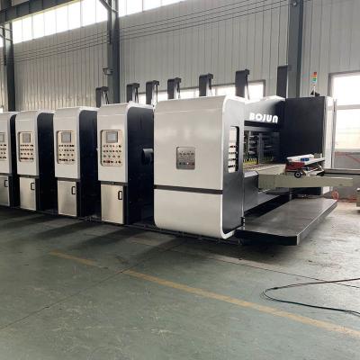 Cina 2022 bojun Flexo Printer Slotter Die Cutter Machine Corrugated Box Flexo Printer in vendita