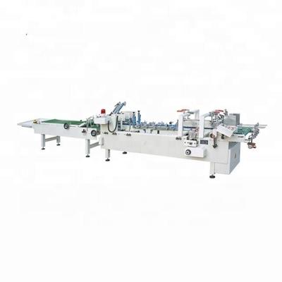 China 1050 Packaging machinery automatic vegetables paper box folder gluer making machine for sale