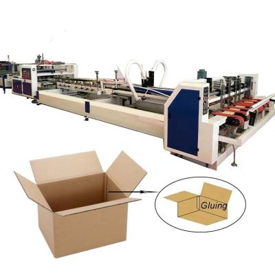 China 2600 2800 corrugated carton folding machine printing slotting folding gluing for sale