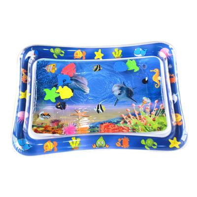 China Toy Baby Water Pad Inflatable Baby Play Pad Educational Activity Center Suitable For 0-24 Months Kids Baby Toys Water Inflatable Play Mat for sale